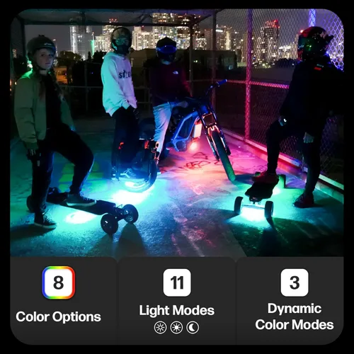 Miniatura 3 de ShredLights Underglow LED Light for Electric Skateboards, Longboards, Scooters Full RGB, 11 Light Modes, Adhesive Mount
