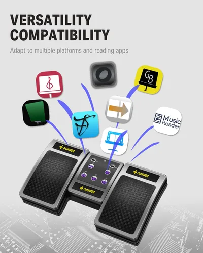 Miniatura 4 de Donner Bluetooth Página espátula, Plateado