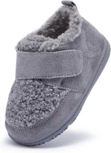 BMCiTYBM Zapatos de bebé niño niña bebé zapatillas de invierno cálido antideslizante primeros caminantes 6-24 meses