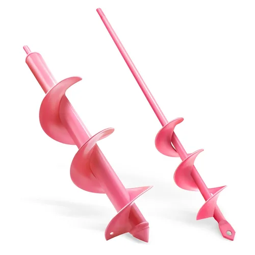 Miniatura 7 de TCBWFY Broca de barrena de 24 pulgadas para plantar - Mango largo de 1.2"x24" Plantadora fácil Barrena de jardín - Barrenas para bulbos y plantas