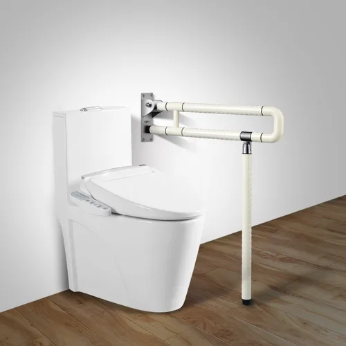 Miniatura 3 de Barras de agarre de 29.5 pulgadas para baño, rieles de seguridad para inodoro para mujeres mayores embarazadas discapacitadas, barra médica