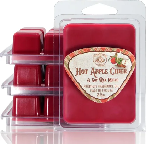 Miniatura 15 de Cera perfumada para calentadores de cera, ambientador aromático, paquete de 4, juego surtido de 6 cubos de fusión, hecho a mano en Estados Unidos