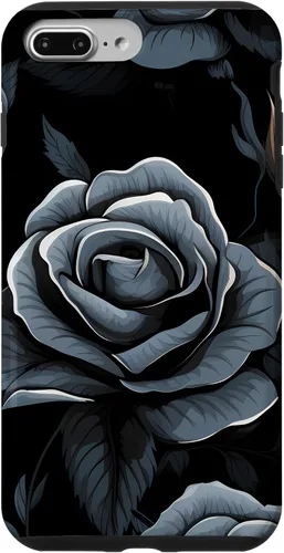 Miniatura 12 de Black Rose Floral Flower Case for iPhone 16