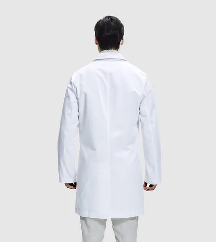 Miniatura 2 de Dr. James Abrigo de laboratorio de calidad para hombre, ajuste a medida, bolsillos para tableta de smartphone, 38 pulgadas