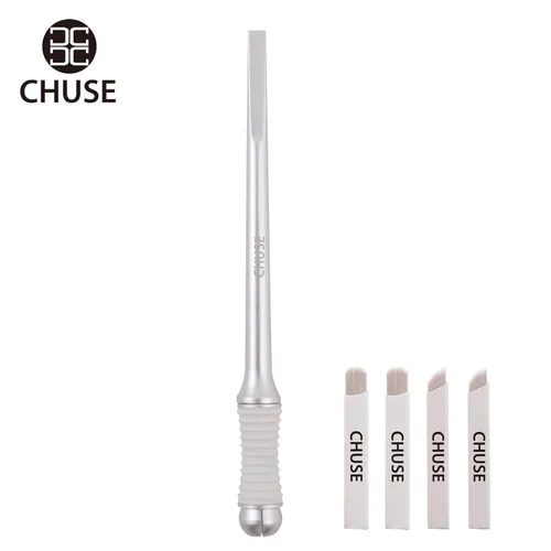Miniatura 8 de CHUSE M99 Microblading Pen Maquillaje Permanente Manual Pluma con Apariencia Diseño de Patente (Oro)