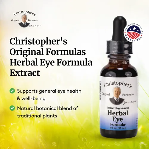 Miniatura 4 de Christopher's Original Formulas Gotas Herbales de Euphrasia, 1 onza líquida - Bienestar Natural para los Ojos