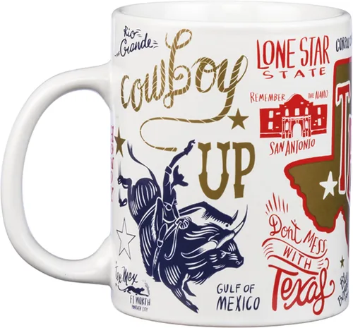 Miniatura 2 de Primitives By Kathy 33554 Lol Made You Smile - Taza de café, 20 onzas, Texas