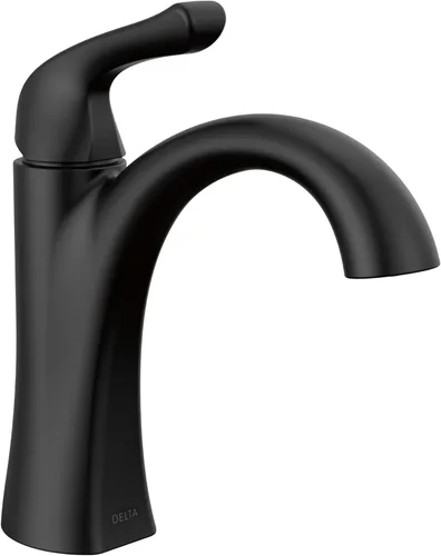 Miniatura 12 de Delta Arvo Grifo de Baño de Oro Cepillado de 1 Agujero con Rociador, Grifo de Lavabo de Baño de Un Solo Agujero con Rociador Extraíble para Tocador