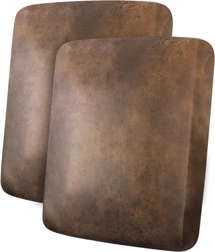 Miniatura 130 de ANARACHON Fundas de cojín de sofá con aspecto de cuero, juego de fundas de asiento de sofá, protector de muebles para sillón seccional, sofá biplaza