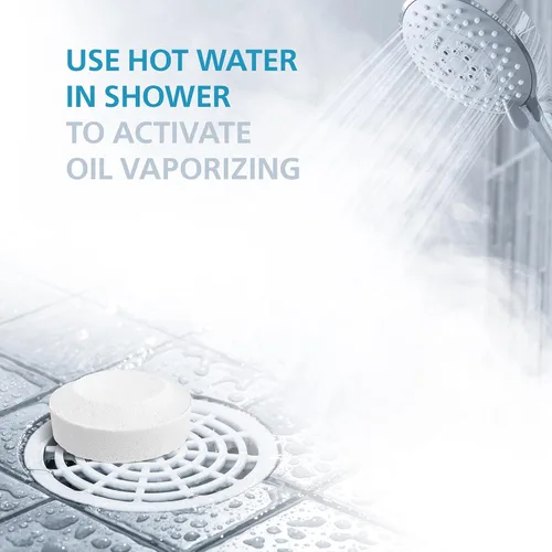 Miniatura 6 de Fabricado en Estados Unidos – 18 vaporizadores de ducha comprimidos de vapor extra fuertes para alivio sinusal aromaterapia spa, bombas de ducha