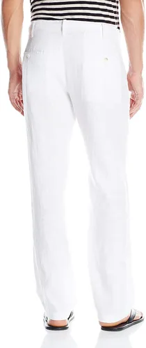 Miniatura 4 de Perry Ellis 100% Linen Drawstring Casual Pants for Men, Regular Fit, Lightweight (Waist Size 29-54 Big & Tall)