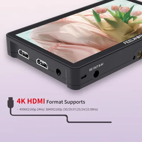Miniatura 7 de FEELWORLD F5 Pro - Monitor de campo para cámara réflex digital (pantalla táctil de 5,5 pulgadas, HDMI, 4K, IPS, FHD, 1920 x 1080)