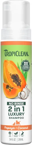 Miniatura 11 de TropiClean Champú sin enjuague sin agua para gatos Tratamiento para la caspa Champú seco hidratante para pieles secas Fabricado en EE. UU.