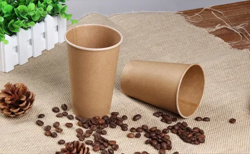 Miniatura 8 de Vasos de papel kraft de 12 onzas, 200 unidades, desechables para bebidas de café frío y caliente, para picnic y vida cotidiana, oficina y viajes