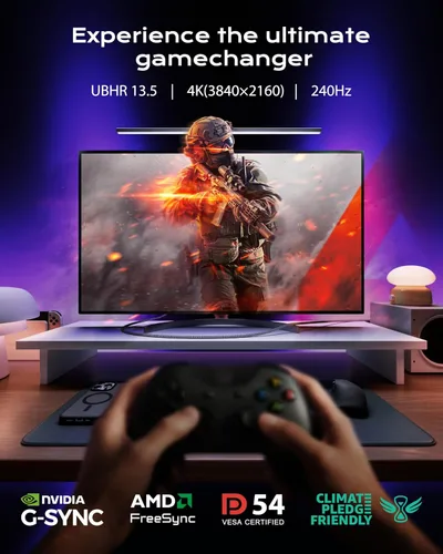 Miniatura 2 de Stouchi Cable DisplayPort 2.1 certificado VESA de 13 pies, 54Gbps UHBR13.5 [16K 8K @120Hz 4K @360Hz] Cable DP, compatible con FreeSync G-Sync, DSC