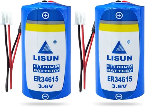 Miniatura 7 de (1 paquete de batería de litio ER34615 D Cell de 3.6 V 19000 mAh para programador PLC multiusos, batería ETC con enchufe blanco