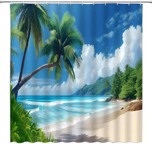 Miniatura 9 de Cortina de ducha de abedul, árbol, bosque, abstracto, tronco, paisaje, naturaleza, ramas de temporada, juego de decoración de baño con ganchos