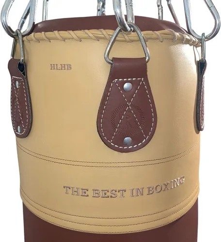 Miniatura 7 de Ringside Heritage - Bolsa pesada de boxeo de cuero genuino de 90 libras
