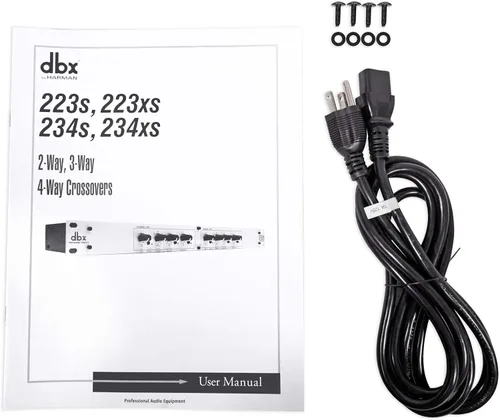 Miniatura 4 de dbx 234s estéreo de 2 vías, mono crossover de 4 vías