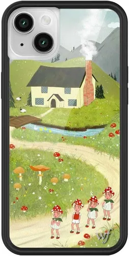 Miniatura 33 de Fundas Wildflower - Realización Par x Devon Lee Carlson, Compatible con Apple iPhone 13/14 Rojo, Ranas, Colaboración - Protector de goma negro