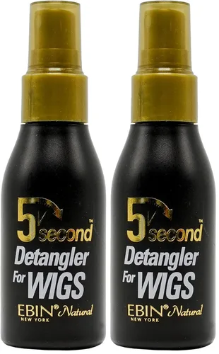 Miniatura 13 de EBIN NEW YORK Peluca y tejido desenredante de 5 segundos Spray desenredante acondicionador para cabello humano y sintético Sin enredos, brillo