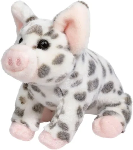 Miniatura 3 de Douglas Pequeño animal de peluche de cerdo manchado Pauline