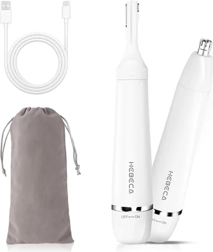 Miniatura 14 de HEBECA Recortadora de bikini para mujer, maquinilla de afeitar eléctrica 3 en 1 para mujeres con recortadores faciales y afeitadora íntima