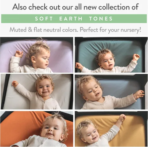 Miniatura 6 de Sábanas ajustadas de moisés para moisés Fisher Price Soothing Motions, Stow and Go, Rock with Me y Soothing View – Suavemente suaves 100% algodón