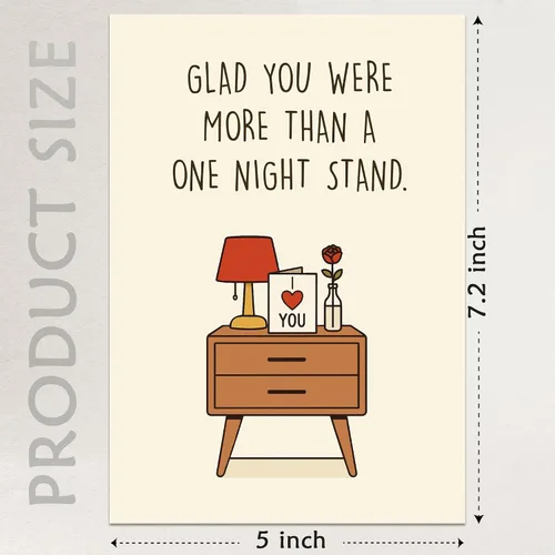 Miniatura 3 de Cheerin Divertida tarjeta de aniversario con sobres, tarjetas de amor humorísticas para él y ella, tarjeta romántica para marido, esposa, prometido