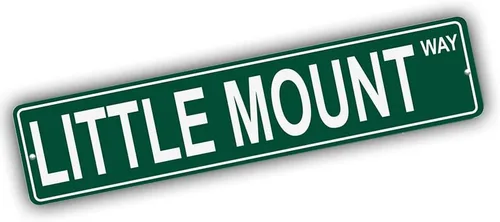 Miniatura 128 de Ohio Mountains Pick Your Mountain Compatible/repuesto para Acme Hill United States Mountain aluminio metal metal metal estilo letrero de calle