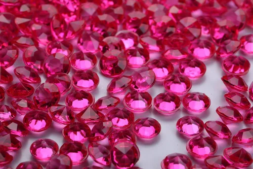 Miniatura 28 de 5000 unidades por paquete de cristales de confeti dispersos para mesa de boda, diamantes acrílicos de 0.236 pulgadas (0.236 in), diamantes