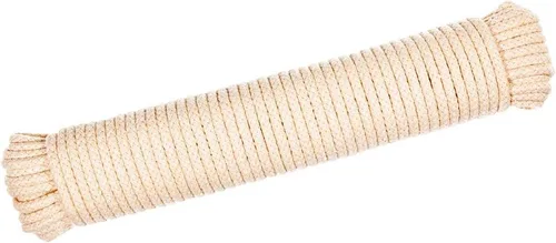 Miniatura 3 de GOLBERG G Tendedero de algodón (7/32 pulgadas, 50 pies) - Cuerda de secadora multiusos para ropa sucia