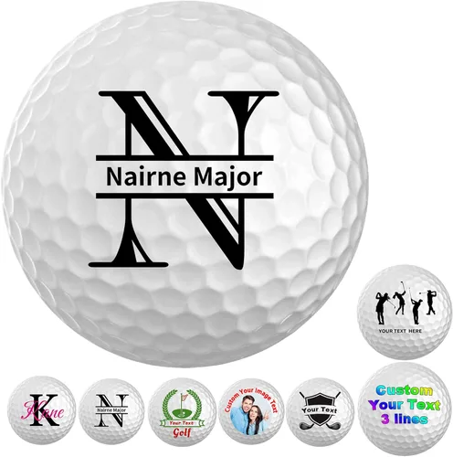 Pelotas de golf personalizadas con logotipo de nombre de imagen para hombres y mujeres, puedes personalizar padrinos de boda únicos, regalo de