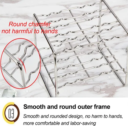 Miniatura 5 de Juego de 6 moldes de paletas de acero inoxidable, moldes de metal para paletas, máquina casera para hacer golosinas de hielo con 50 palos de madera