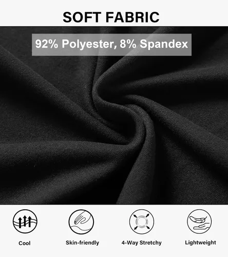 Miniatura 3 de OLIKEME Pantalones de yoga de pierna ancha para mujer, cintura alta, cómodos, casuales, holgados, para entrenamiento, talla grande, pantalones