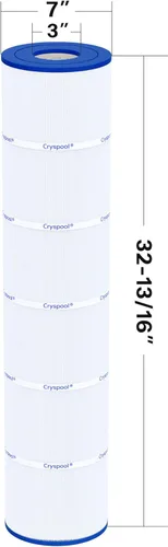 Miniatura 3 de Cryspool® 07113 Filtro compatible con CX1280RE, SwimClear C5025, C5030, C5000, PA131-PAK4, C-7494, C5020, FC-1227, Cartucho de filtro de piscina