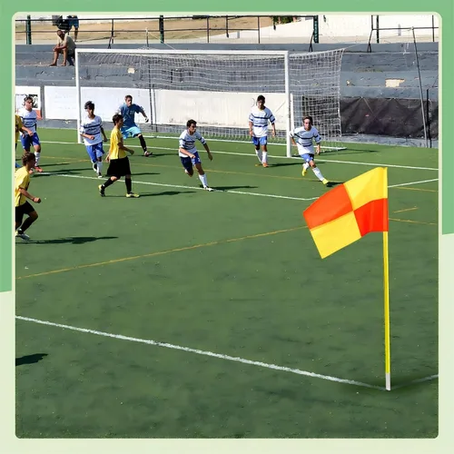 Miniatura 7 de Juexica Banderas de esquina de fútbol de repuesto, 4 unidades, banderas de árbitro portátil, grande, cuadradas, para campo de juego, para fútbol