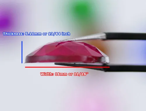 Miniatura 5 de Joyas de diamantes de imitación acrílicos redondos con parte trasera plana de 0.709 in, adornos de gemas de plástico para cosplay, disfraces