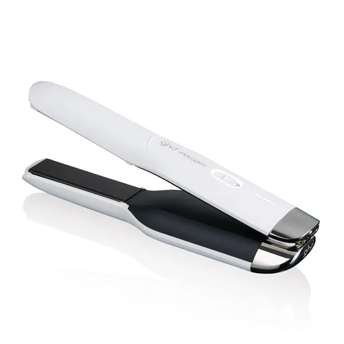 ghd Estilizador desenchufado: plancha plana inalámbrica de 1 pulgada Blanco