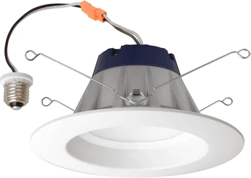 Miniatura 19 de LEDVANCE Kit de lámpara empotrable LED RT4 de 4 pulgadas, reemplazo de 50 W, base mediana E26, color blanco, 1 unidad (paquete de 1)