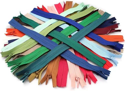 Surtido de cremallera YKK invisible (oculta), mezcla de colores de temporada para ropa, manualidades y proyectos de costura, elige tu longitud,