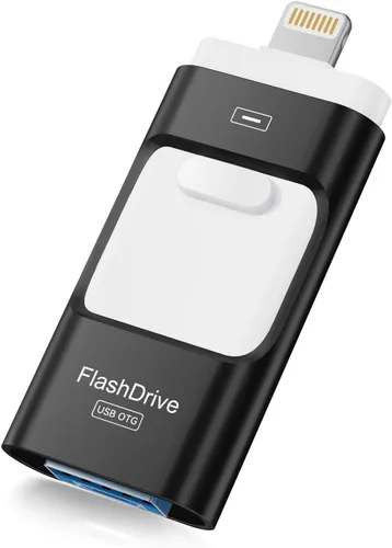 Miniatura 13 de ROSPE Unidad Flash para iPhone de 256GB Certificada MFi, Memory Stick Photo Stick para iPhone iPad, Unidad USB Thumb Drive para Transferencia