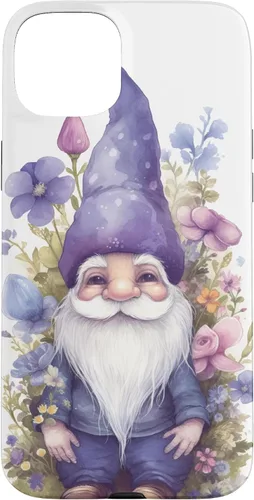 Miniatura 9 de Funda para iPhone 12/12 Pro Cute Purple Aesthetic Anemones Flower Pattern Lavender Gnomo