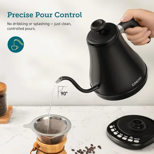 Miniatura 7 de COSORI Air Fryer Pro LE - Freidora de aire de 5 cuartos de galón, comidas rápidas y fáciles, hasta 450 ℉, silenciosa, 85% y hervidor eléctrico