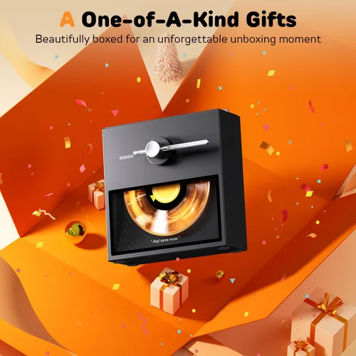 Miniatura 2 de WSKEN Altavoz Bluetooth retro, regalos para amantes de la música, mujeres, hombres, inauguración de la casa, decoración de escritorio estética