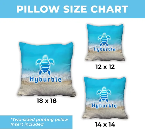 Miniatura 3 de Hyturtle Almohada conmemorativa personalizada de condolencias con inserto de 12 x 12 pulgadas, regalos impresos de doble cara para la pérdida de un
