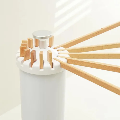 Miniatura 6 de JOOM Trípode de Secado de Ropa, Perchero Portátil y Plegable para Ahorro de Espacio, Perchero de Secado de Ropa para Lavandería - Perchero de Ropa