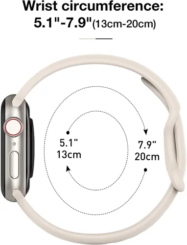 Miniatura 4 de Paquete de 5 correas clásicas compatibles con Apple Watch de 1.496 pulgadas, 1.575 pulgadas, 1.614 pulgadas, 1.654 pulgadas, 1.732 pulgadas, 1.772
