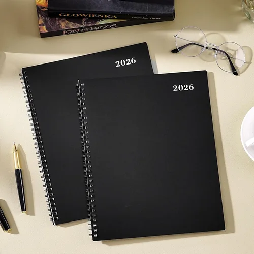 Miniatura 8 de Agenda mensual 2026 – julio 2025 – diciembre 2026 Planificador/Calendario, agenda mensual de 18 con contactos y contraseñas, 8.5" x 11