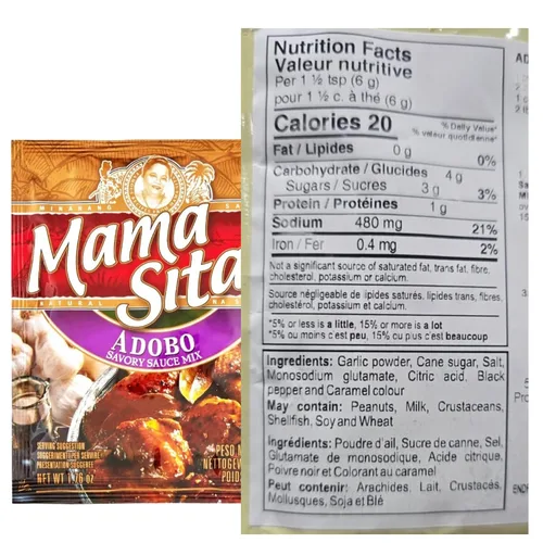 Miniatura 2 de Mama Sita's Adobo (Savory Sauce Mix) - 1.76 onzas (paquete de 3)